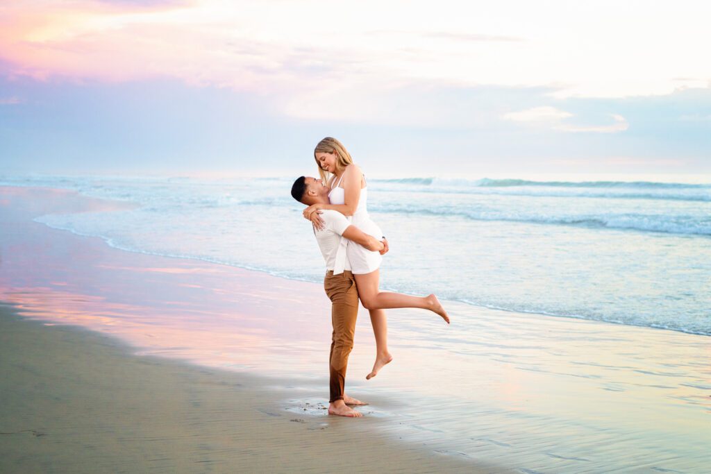 engagement photography on Mission Beach San Diego